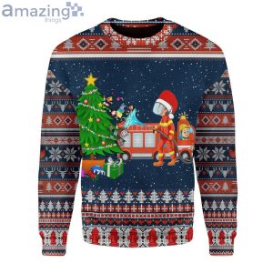 Firefighter Presents Christmas Ugly Sweater
