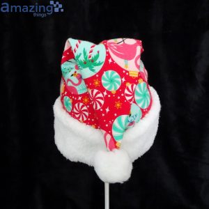 Flamingo Christmas Santa Hat For Adult And Child Product Photo 2