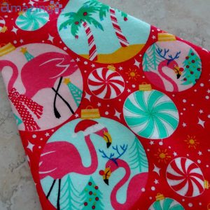 Flamingo Christmas Santa Hat For Adult And Child Product Photo 3