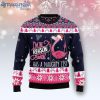 Flamingo I Am The Reason Santa Has A Naughty Funny Family Ugly Christmas Sweater Gifts