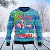 Flamingo Let’s Jingle Funny Gift Ugly Christmas Sweater
