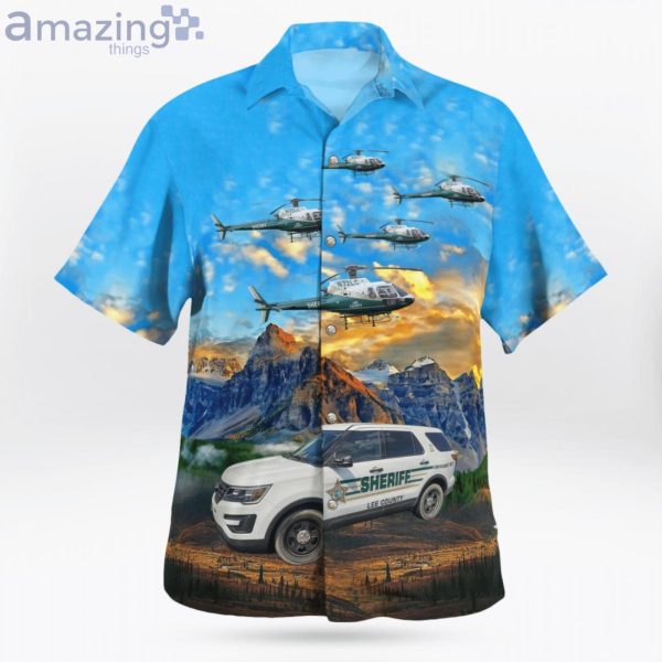 Florida Lee County Sheriff’S Office Ford Police Interceptor Hawaiian Shirt Product Photo 3