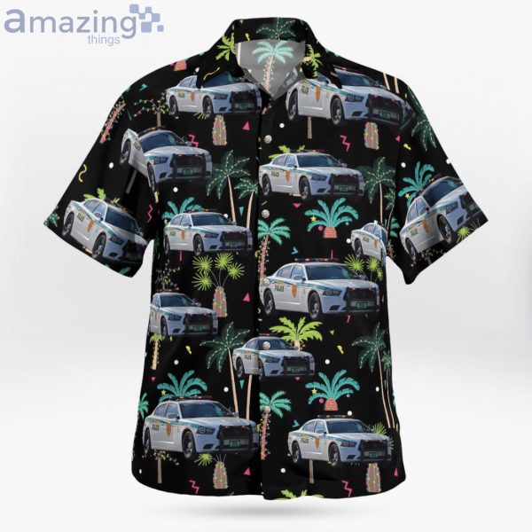 Florida Miami-Dade Police Department Dodge Charger K9 Unit Lana Hawaiian Shirt Product Photo 3