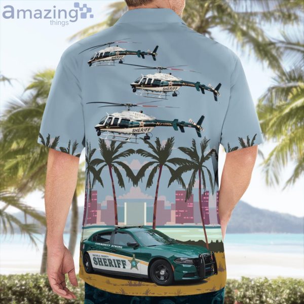 Florida Osceola County Sheriff Dodge Helicopter Hawaiian Shirt Product Photo 4