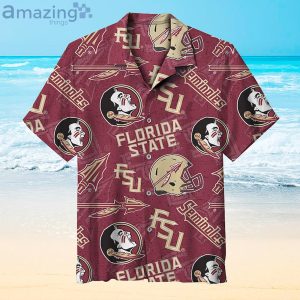Florida State University Fashion Fans Gift Logo Sport Lover Hawaiian Shirt