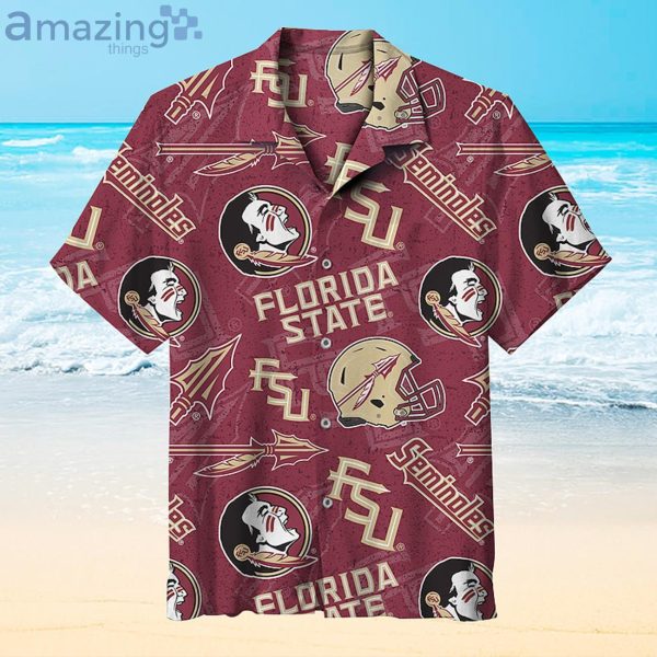 Florida State University Fashion Fans Gift Logo Sport Lover Hawaiian Shirt Product Photo 1