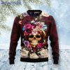 Flower Skull Amazing Best Gift Ugly Christmas Sweater