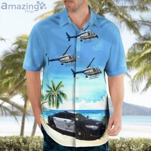Fort Worth Texas Fort Worth Police Department Ford Taurus Police Helicopter Hawaiian Shirt Product Photo 3