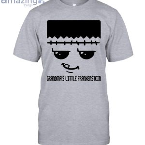 Frankenstein Family Halloween Grandma's Little T-Shirt Product Photo 4