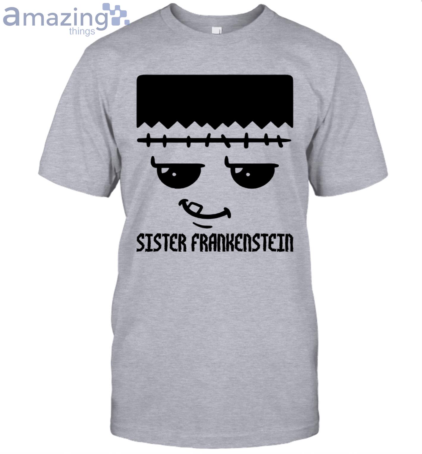 Frankenstein Family Halloween Sister T Shirt image Frankenstein Family Halloween Sister T-Shirt Product Photo 4