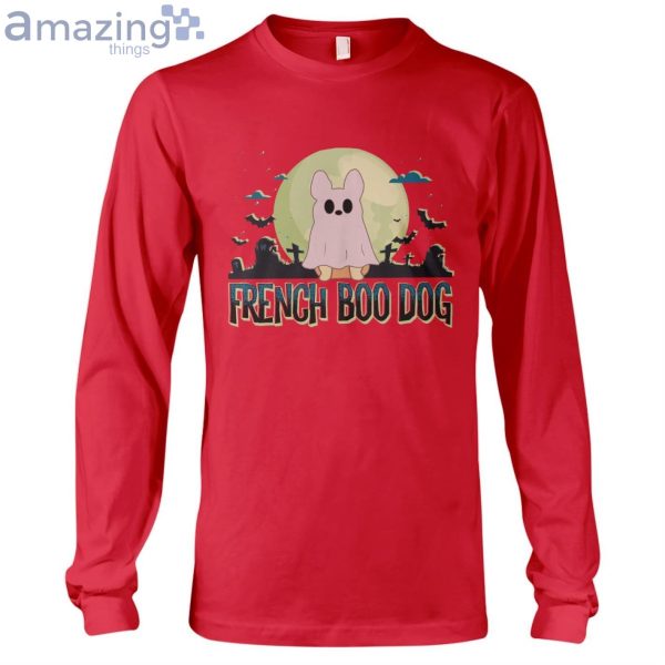 French Boo Dog Halloween Long Sleeve T-Shirt Product Photo 2