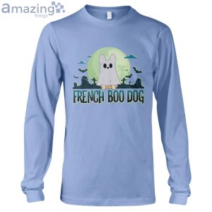 French Boo Dog Halloween Long Sleeve T Shirt image French Boo Dog Halloween Long Sleeve T-Shirt Product Photo 5