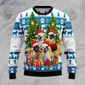 French Bulldog Greeting Dog Lover Funny Gift Ugly Christmas Sweater