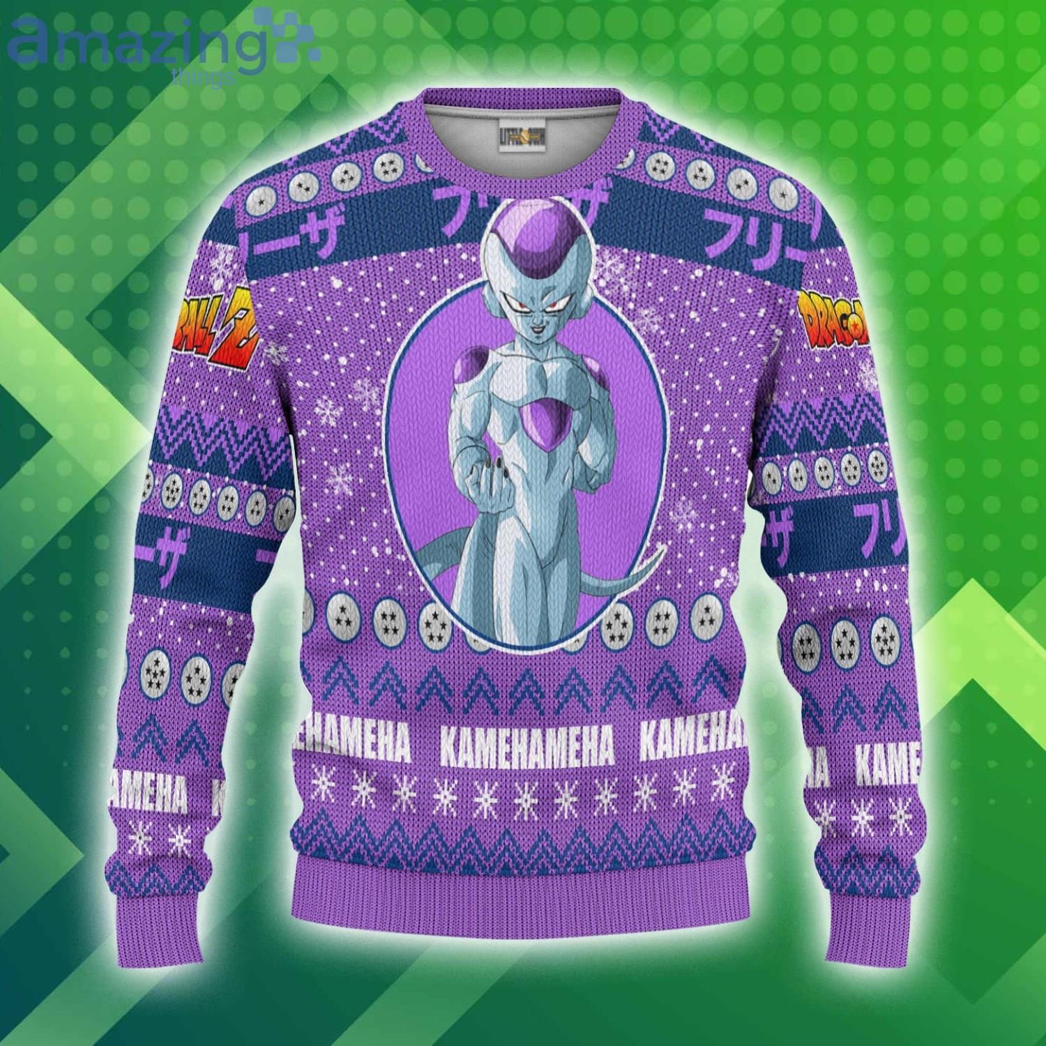 Frieza Custom Dragon Ball Christmas Ugly Sweater Anime 3D Sweater Product Photo 1 Product photo 1