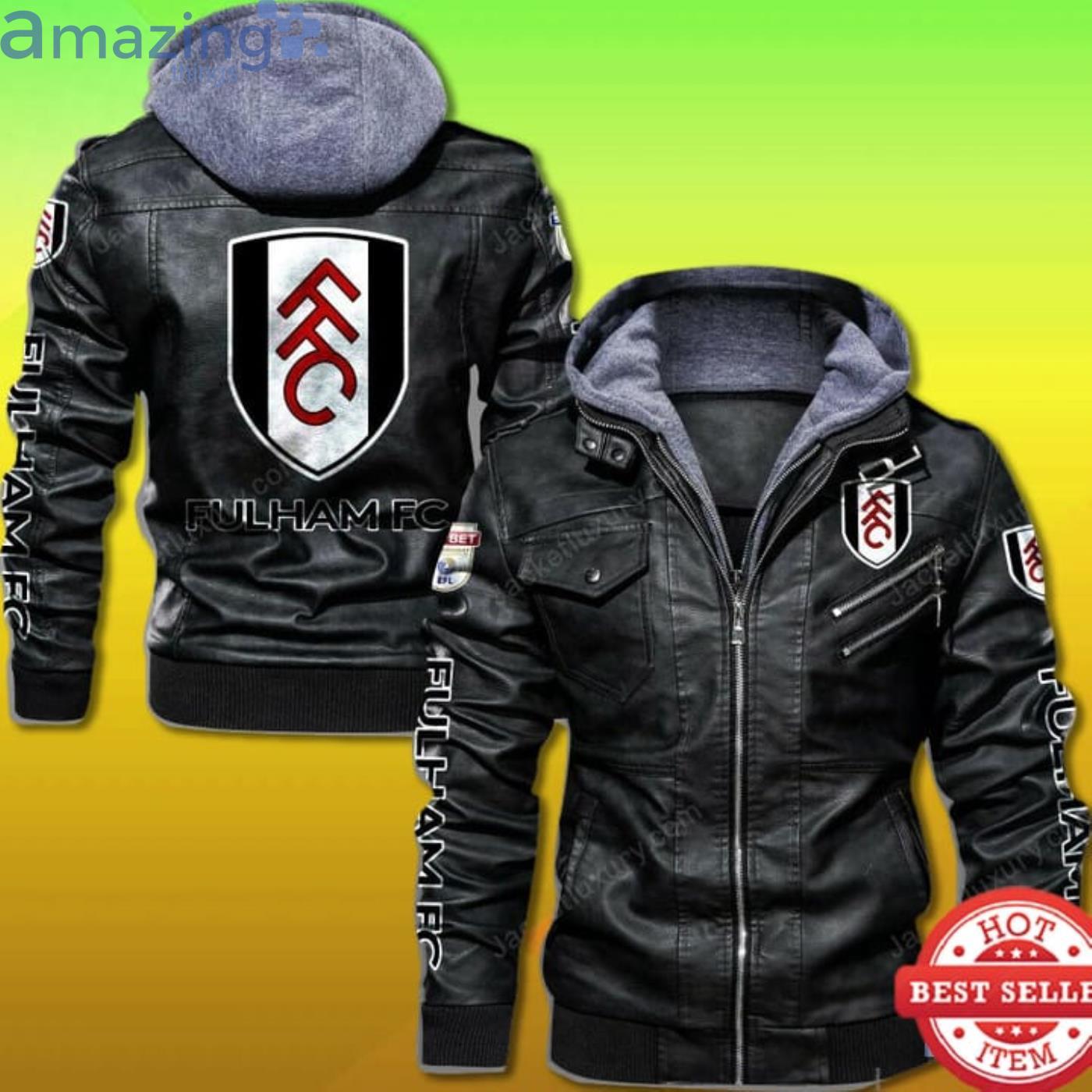 Fulham FC 2D Trending Leather Jacket Product Photo 1 Fulham FC 2D Trending Leather Jacket Product Photo 1