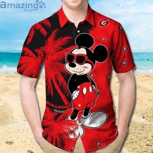 Georgia Bulldogs & Mickey Mouse Fans Hawaiian Shirt For Men Womenproduct photo 1