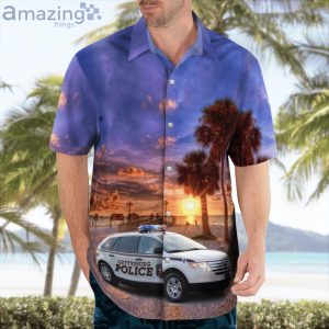Gettysburg Pennsylvania Police 2009 Ford Edge Hawaiian Shirt Product Photo 3