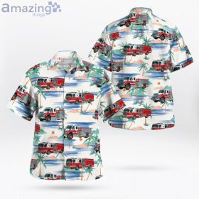 Gilford Belknap County New Hampshire Gilford Fire Rescue Hawaiian Shirt image Gilford Belknap County New Hampshire Gilford Fire-Rescue Hawaiian Shirt Product Photo 3 Product photo 2