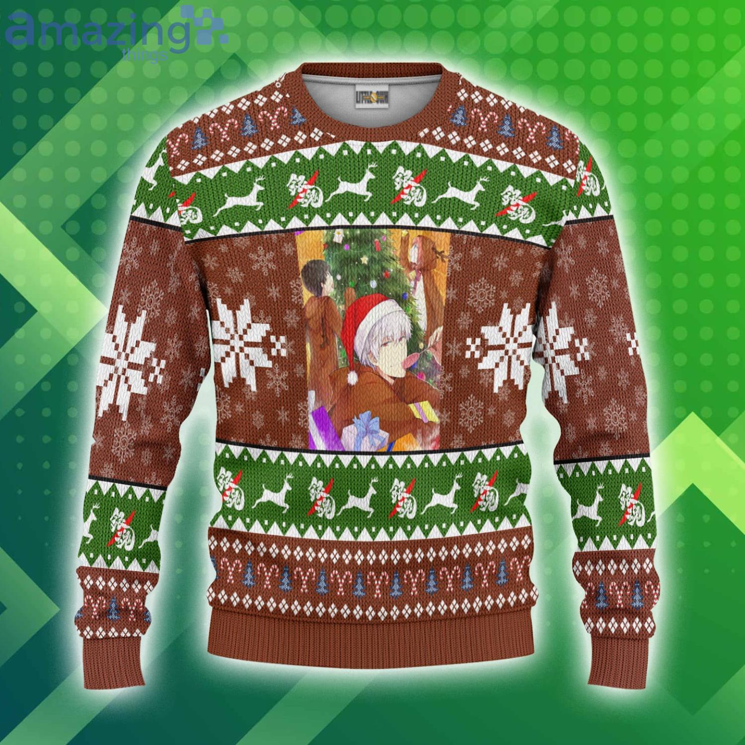 Gintama Custom Anime 3D Sweater Christmas Ugly Sweater image Gintama Custom Anime 3D Sweater Christmas Ugly Sweater Product Photo 1 Product photo 1