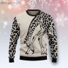 Giraffe Pattern All Over Print Ugly Christmas Sweater