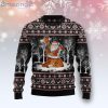 Giraffe Santa Claus Funny Gift Ugly Christmas Sweater