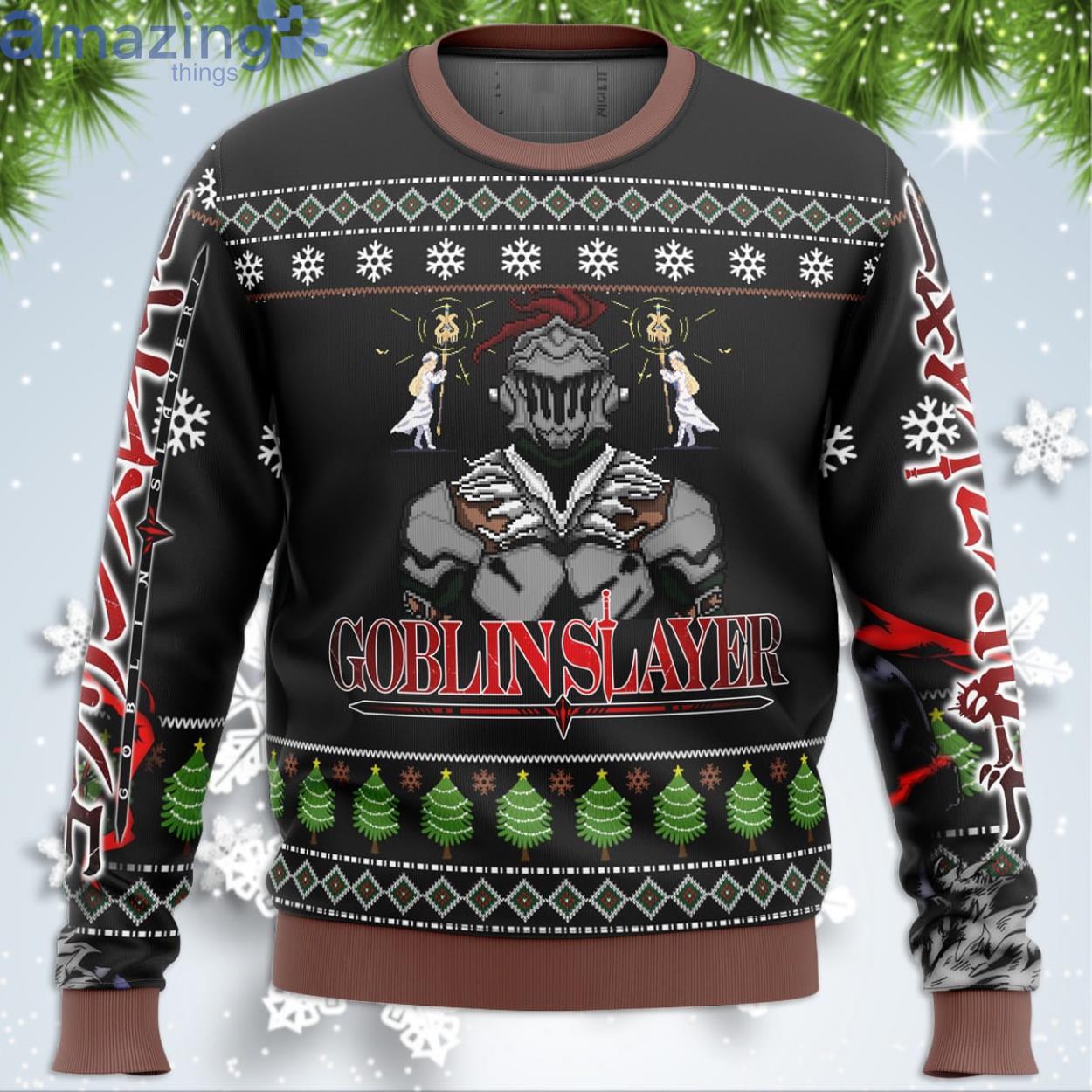 Goblin Slayer 2 Funny Christmas Gift Ugly Christmas Sweater Product Photo 1