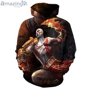 God Of War 3D Pullover Printed Over Unisex Hoodie