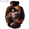 God Of War 3D Pullover Printed Over Unisex Hoodie