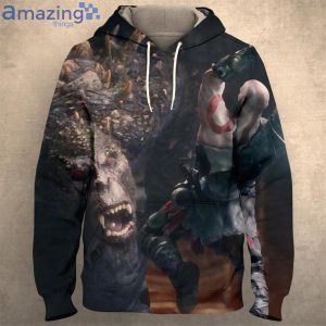 God Of War All Over Print 3D Hoodie Zip Hoodieproduct photo 1