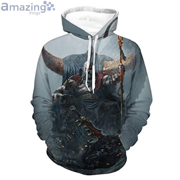 God Of War Kratos All Over Print 3D Hoodie