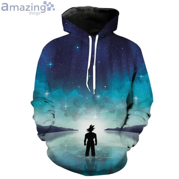 Goku Gazing At The Stars Dragon Ball Galaxy Stars Hoodie 3D