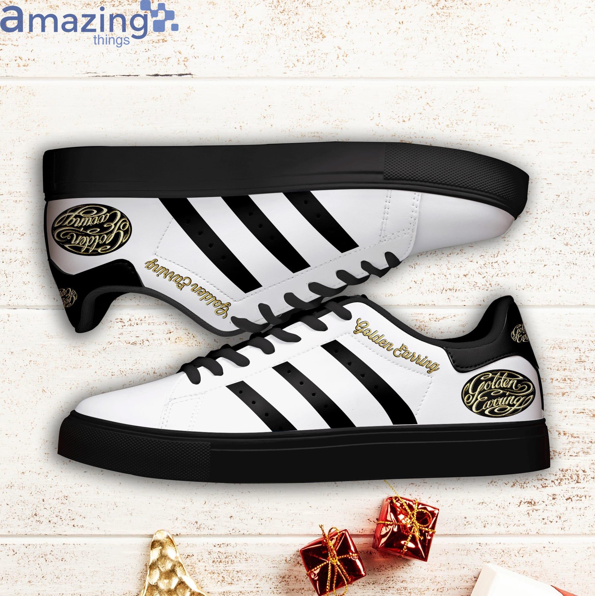 Golden Earring White Stan Smith Low Top Skate Shoes image Golden Earring White Stan Smith Low Top Skate Shoes Product Photo 2