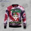 Golden Retriever Tie Dye It’s The Most Wonderful Time Of Year Ugly Christmas Sweater
