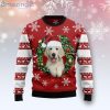 Golden Retriever Wearing Santa’s Hat Cute Dog Ugly Christmas Sweater