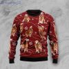 Golden Retriever Xmas All Over Print Ugly Christmas Sweater Family Sweater Gifts