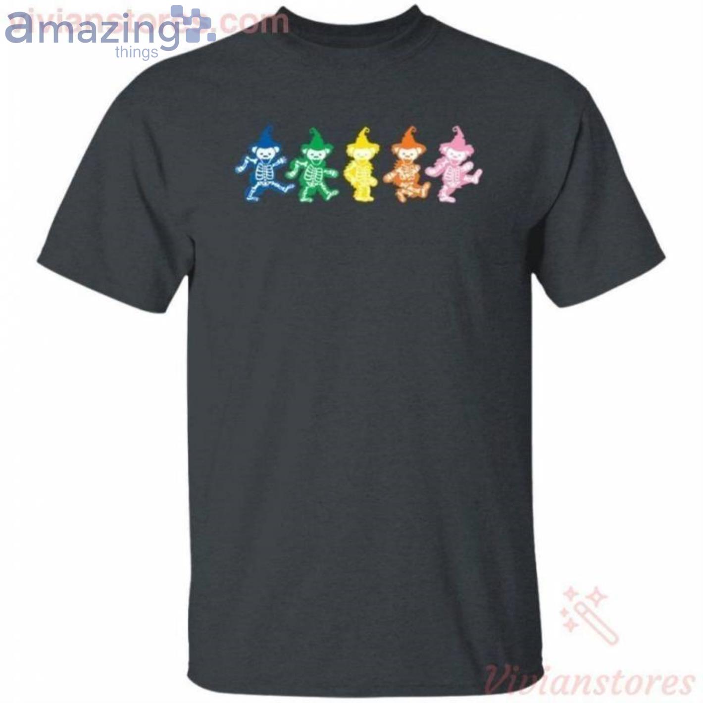 Grateful Dead Bears Dancing In Halloween Funny T Shirt image Grateful Dead Bears Dancing In Halloween Funny T-Shirt Product Photo 2