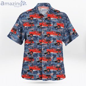 Great Falls Virginia Great Falls Volunteer Fire Department 1959 Gmc Pumper 4Th Of July Hawaiian Shirt Product Photo 2