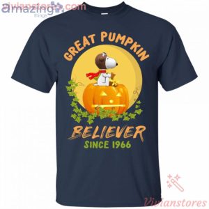 Great Pumpkin Believer Snoopy Halloween Pilot T Shirt image Great Pumpkin Believer Snoopy Halloween Pilot T-Shirt Product Photo 4