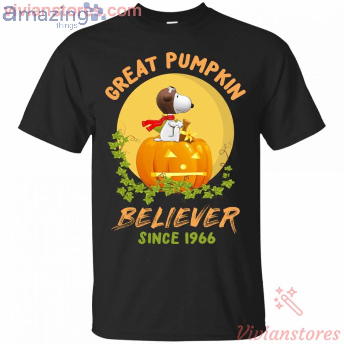 Great Pumpkin Believer Snoopy Halloween Pilot T Shirt image Great Pumpkin Believer Snoopy Halloween Pilot T-Shirt Product Photo 1 Product photo 1