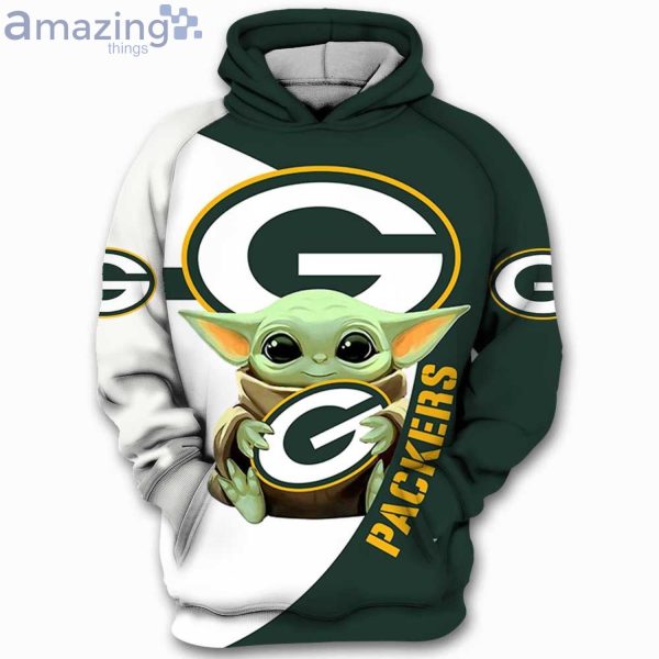 Green Bay Packers Yoda Baby Yoda Star Wars 3D Hoodie