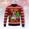 Greyhound Too Cute Family Ugly Christmas Sweater Gifts