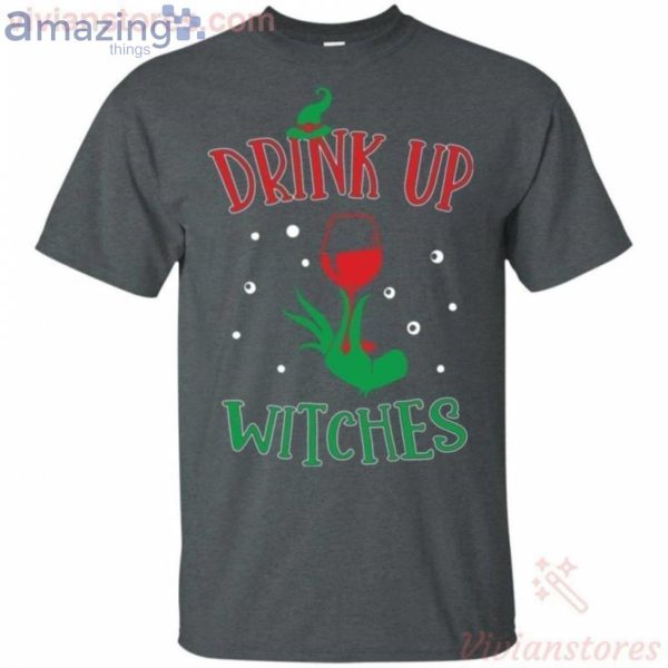 Grinch Drink Up Witches Halloween T-Shirt Product Photo 2