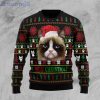 Grumpy Cat Meh! Funny Gift Cat Lover Ugly Christmas Sweater
