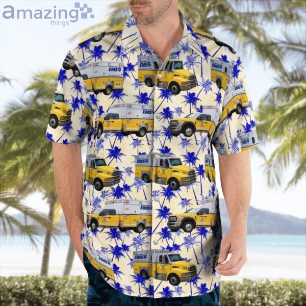 Guilford County Ems North Carolina Fleet Hawaiian Shirt Product Photo 3