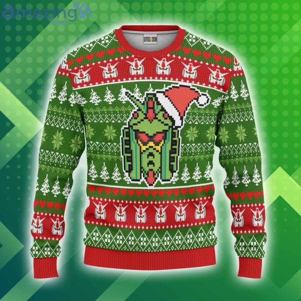 Gundam Pixel Christmas Ugly Sweater Custom Anime 3D Sweater Product Photo 1