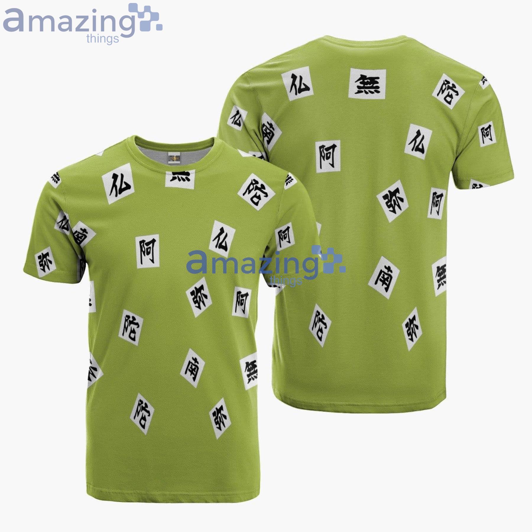 Gyomei Himejima Cosplay Costume Anime Merch Printed 3D T Shirt image Gyomei Himejima Cosplay Costume Anime Merch Printed 3D T-Shirt Product Photo 1