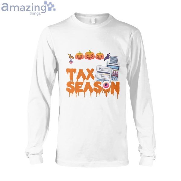 Halloween Accountant Tax Season Long Sleeve T-Shirt Product Photo 2