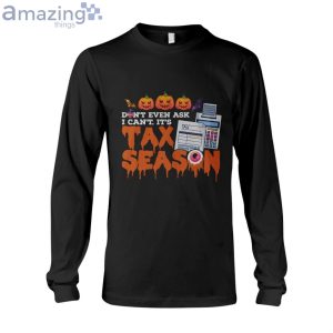 Halloween Accountant Tax Season Long Sleeve T-Shirt Product Photo 1