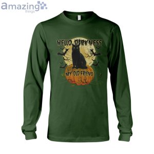Halloween Black Cat Long Sleeve T-Shirt Product Photo 5