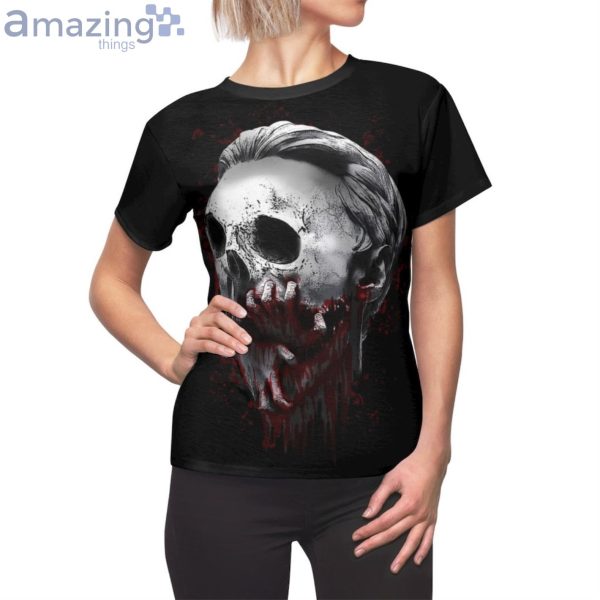 Halloween Design All Over Print T-Shirt For Women Product Photo 4